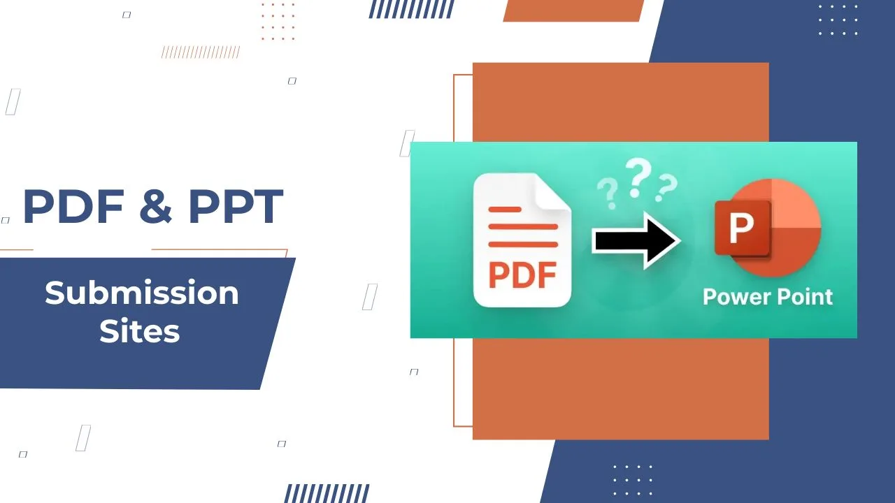 PDF submission sites